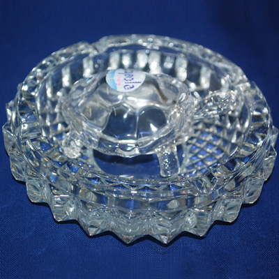 "Crystal Bowl with Tortoise -309-11 N Bl3306-56 - Click here to View more details about this Product